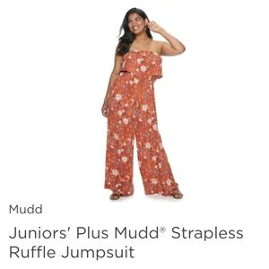 Mudd floral  flowers Jumpsuit